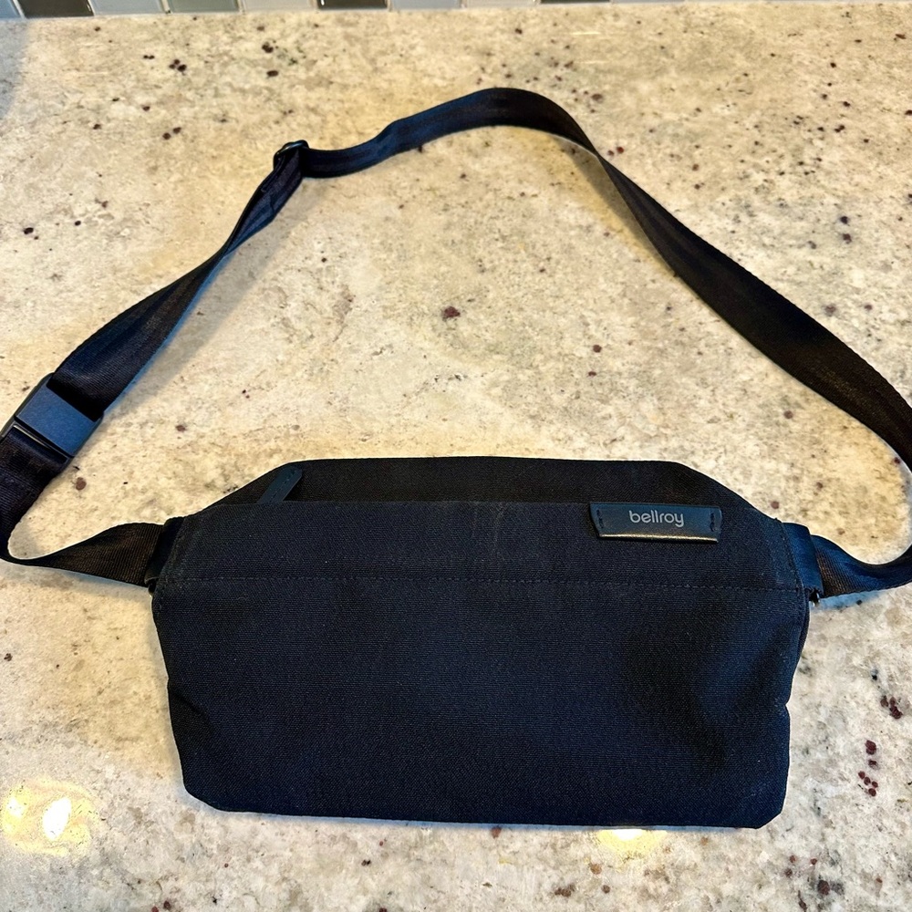 Black Bellroy Mini Sling Bag